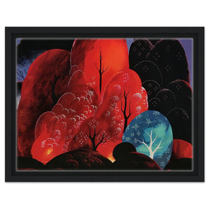 Eyvind Earle  Blazing Glory Framed Canvas