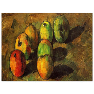 Paul Cezanne  Still life with seven apples Wood Print