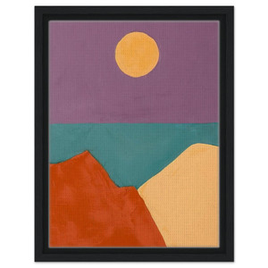 Etel Adnan  Untitled  2015 Framed Canvas