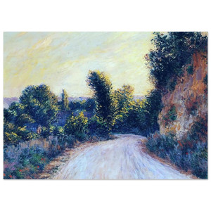 claude monet  Road near Giverny Fine Art Poster / Art Print
