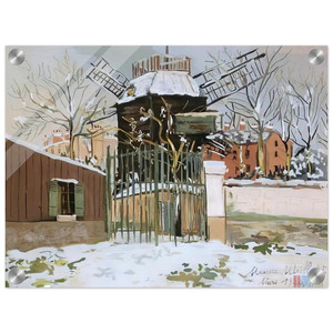 Maurice Utrillo  MOULIN DE LA GALETTE 2 Acrylic Print
