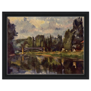 Paul Cezanne  Bridge over the Marne Framed Canvas