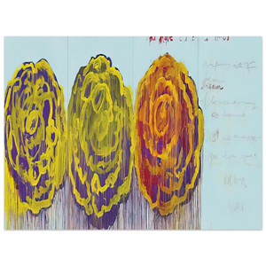 Cy Twombly  The Rose  III  Aluminum Print