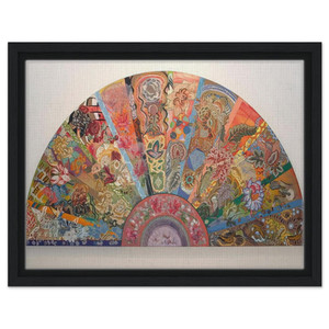 Miriam Schapiro  Pleasure Dome  2003 Framed Canvas
