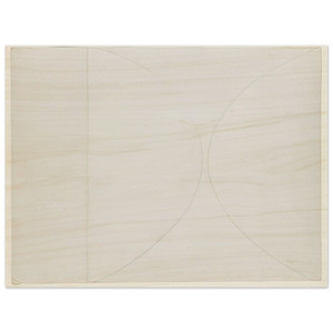 Ellsworth Kelly  White on White Wood Print