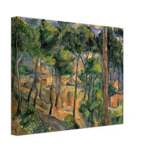 Paul Cezanne  LEstaque View Through The Pines Canvas