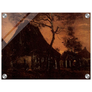 Vincent van Gogh  Cottage with Trees Acrylic Print