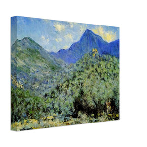 claude monet  Valley Bouna near Bordighera Canvas