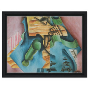 Juan Gris  VIOLINE AND GLASS 1913 Framed Canvas