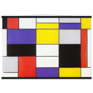 Piet Mondrian  Composition A Museum-Quality Matte Paper Poster with Hanger
