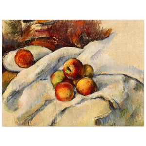 Paul Cezanne  Apples on a Sheet Aluminum Print