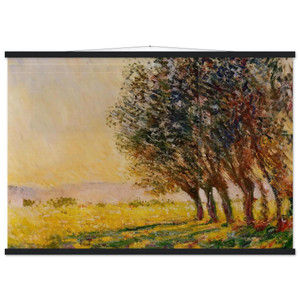 claude monet  Willows at Sunset Museum-Quality Matte Paper Poster with Hanger
