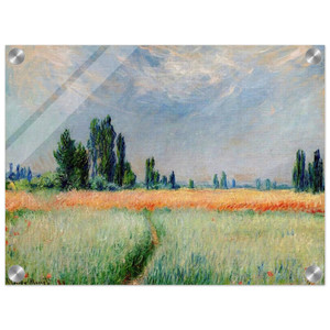 claude monet  The Wheat Field Acrylic Print