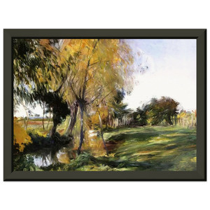 John Singer Sargent Landscape at Broadway Metal Framed Art Print