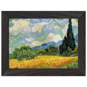 Van Gogh Wheat Field with Cypresses at the Haude Galline near Eygalieres Print