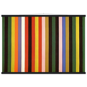 Gene Davis  Ferris Wheel  1963 Museum-Quality Matte Paper Poster with Hanger