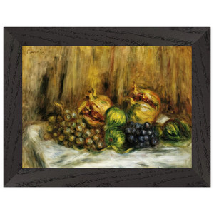 Pierre-Auguste Renoir Still Life with Grapes N1 Premium Wooden Framed Art Print