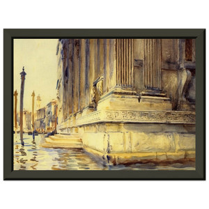 John Singer Sargent  Palazzo Grimani Premium Metal Framed Art Print / Poster