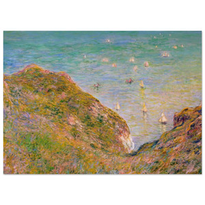 Claude Monet Pourville Cliff Fine Art Poster / Art Print
