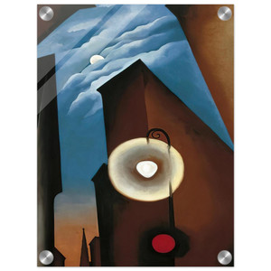 Georgia OKeeffe  New York with Moon Acrylic Print