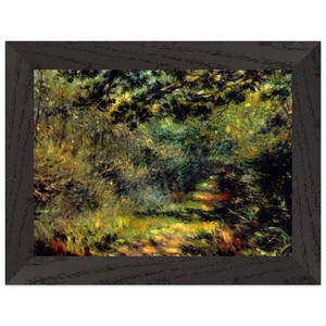 PierreAuguste Renoir  Forest Path N2 Premium Wooden Framed Art Print / Poster