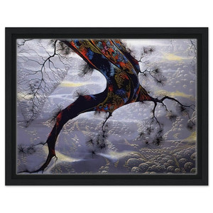 Eyvind Earle  Pine Branch Framed Canvas