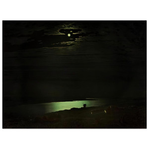 Arkhyp Kuindzhi  Moonlight Night on the Dnieper Wood Print