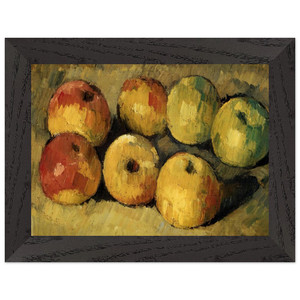 Paul Cezanne  Apples Premium Wooden Framed Art Print / Poster