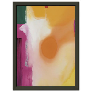 Helen Frankenthaler  Bullseye  1989 Premium Metal Framed Art Print / Poster