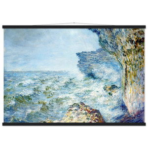 claude monet  The Sea at Fecamp Museum-Quality Matte Paper Poster with Hanger