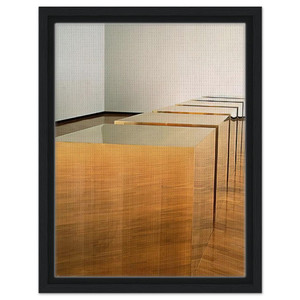Donald Judd  Untitled Six Boxes  1974 Framed Canvas