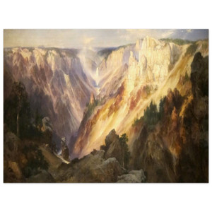 Thomas Moran  Grand Canyon of the Yellowstone Wood Print