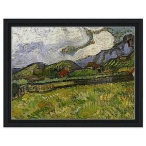 Vincent van Gogh Wheat Field Reaper Saint-Paul Hospital Framed Canvas