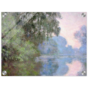 claude monet  Morning on the Seine near Giverny Acrylic Print