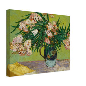 Vincent van Gogh  Oleanders and Books Canvas