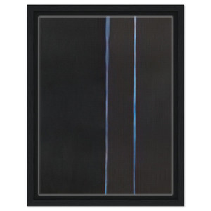 Barnett Newman  By Twos Framed Canvas