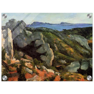 Paul Cezanne  Rocks at LEstaque N1 Acrylic Print