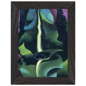 Georgia OKeeffe  Corn Dark I Premium Wooden Framed Art Print / Poster