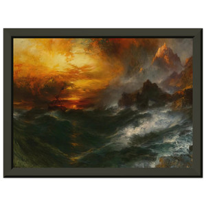 Thomas Moran A Mountain of Loadstone Arabian Nights Metal Framed Print