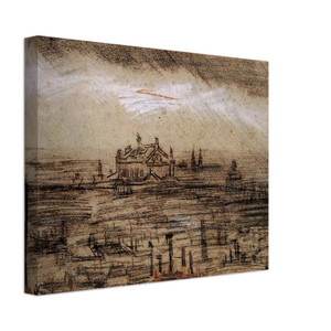 Vincent van Gogh  A View of Paris with the Op Canvas