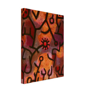 Paul Klee  FLORA ON ROCKS SUN 1940 Canvas