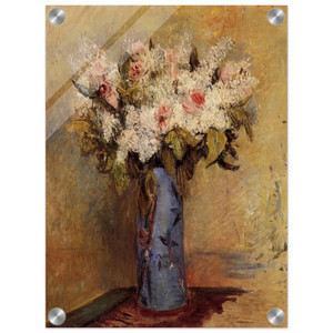 PierreAuguste Renoir  Vase of Lilacs and Roses Acrylic Print