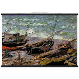 claude monet  Fishing Boats Museum-Quality Matte Paper Poster with Hanger