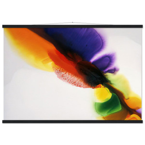 Paul Jenkins Phenomena Tibetan Flange 1973 Matte Poster with Hanger