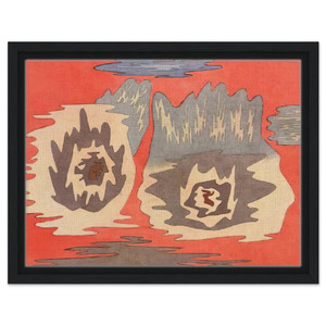 Paul Klee  THE PLACE OF THE TWINS 1929 Framed Canvas