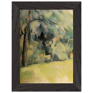 Paul Cezanne  Morning in Provence Premium Wooden Framed Art Print / Poster