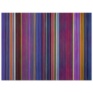 Gene Davis  Red Witch  1966 Aluminum Print