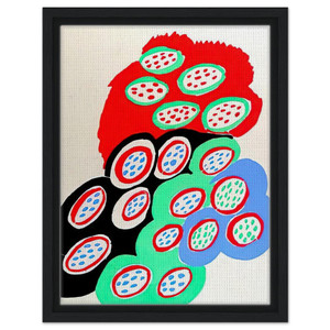 Sonia Delaunay  COMPOSITION 37 Framed Canvas