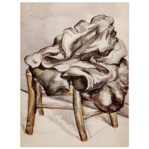 Paul Cezanne  Jacket on a Chair Aluminum Print