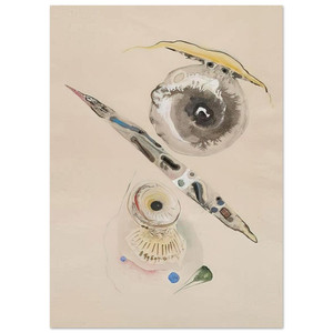 Rudolf Bauer  Untitled N37 Fine Art Poster / Art Print